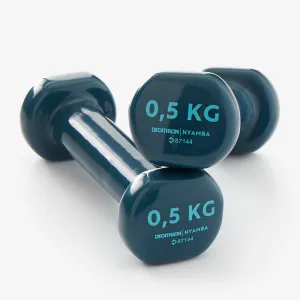 0.5 kg Fitness Dumbbells Twin-Pack - Navy Blue