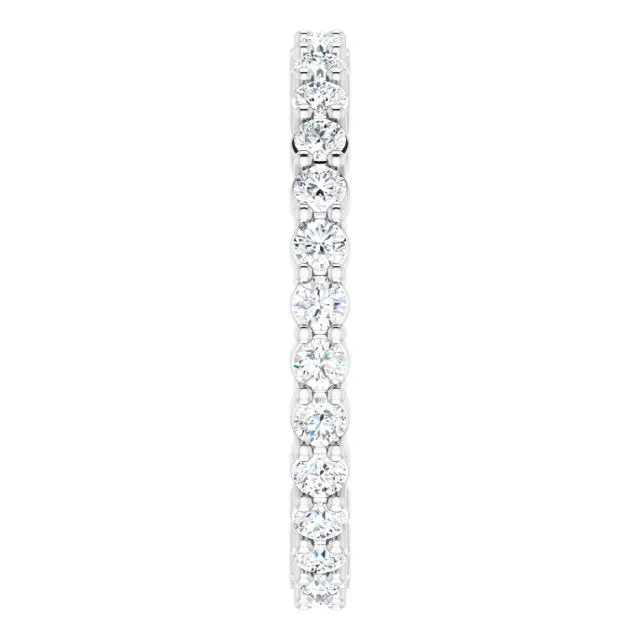 0.68 ct. Round Diamond Shared Prong Eternity Band