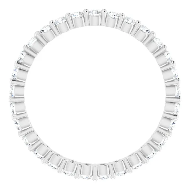 0.68 ct. Round Diamond Shared Prong Eternity Band