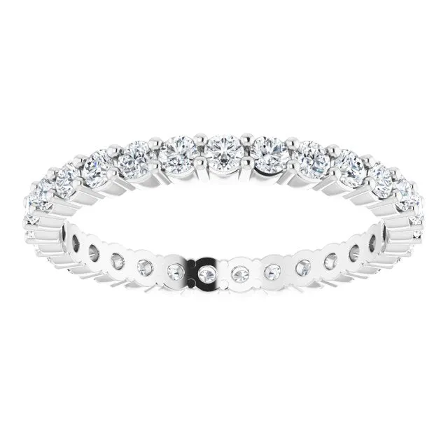 0.68 ct. Round Diamond Shared Prong Eternity Band