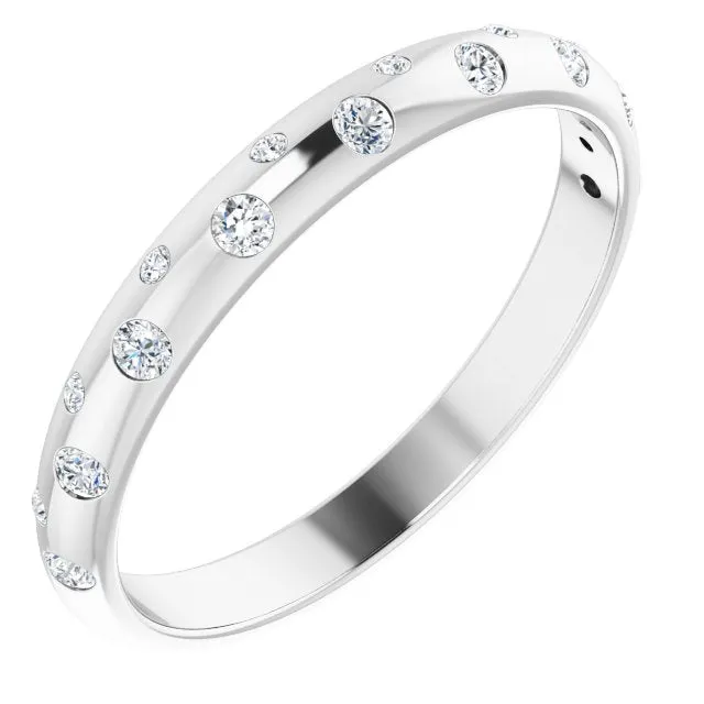 14k Gold 1/6 CTW Natural Diamond Anniversary Band