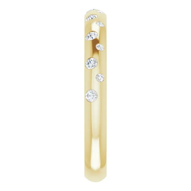14k Gold 1/6 CTW Natural Diamond Anniversary Band