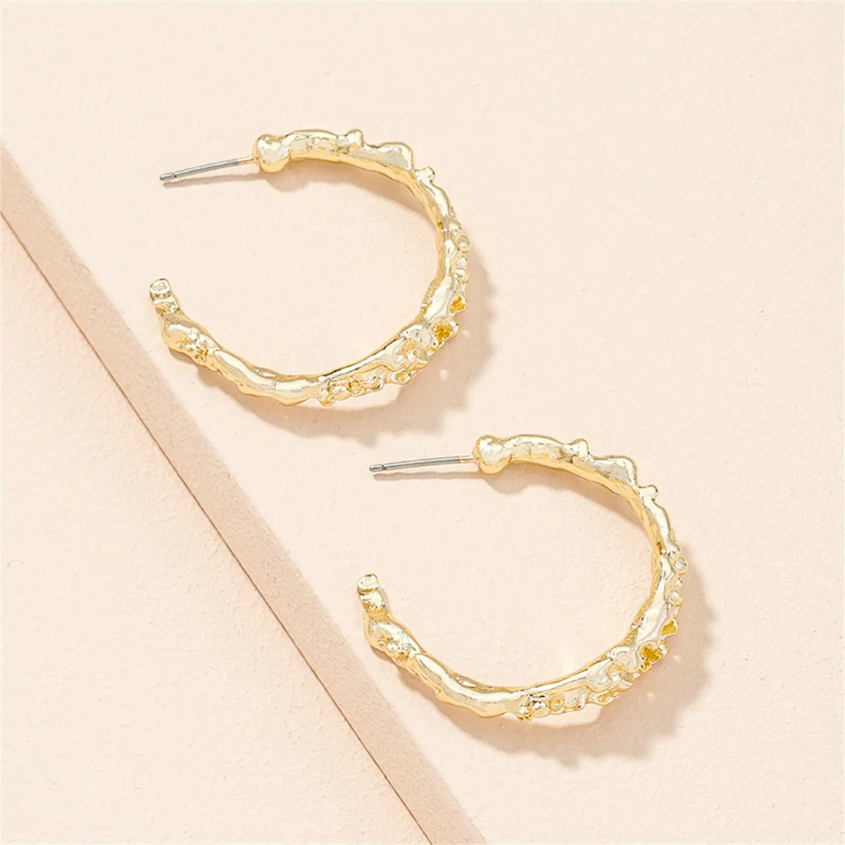 18K Gold-Plated Huggie Earrings