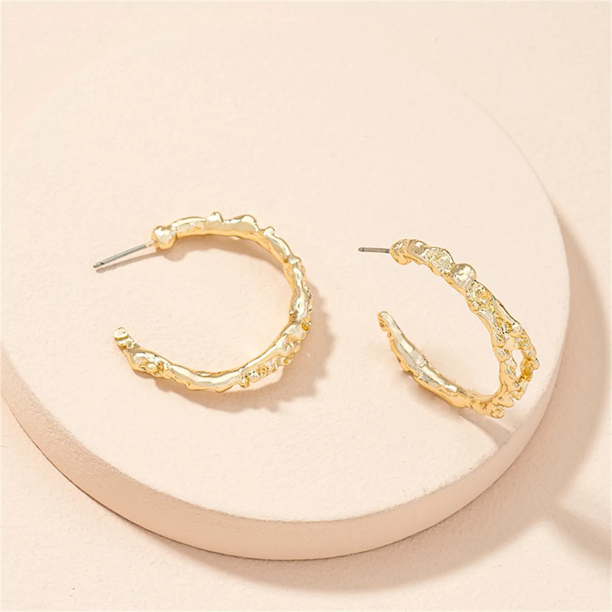 18K Gold-Plated Huggie Earrings
