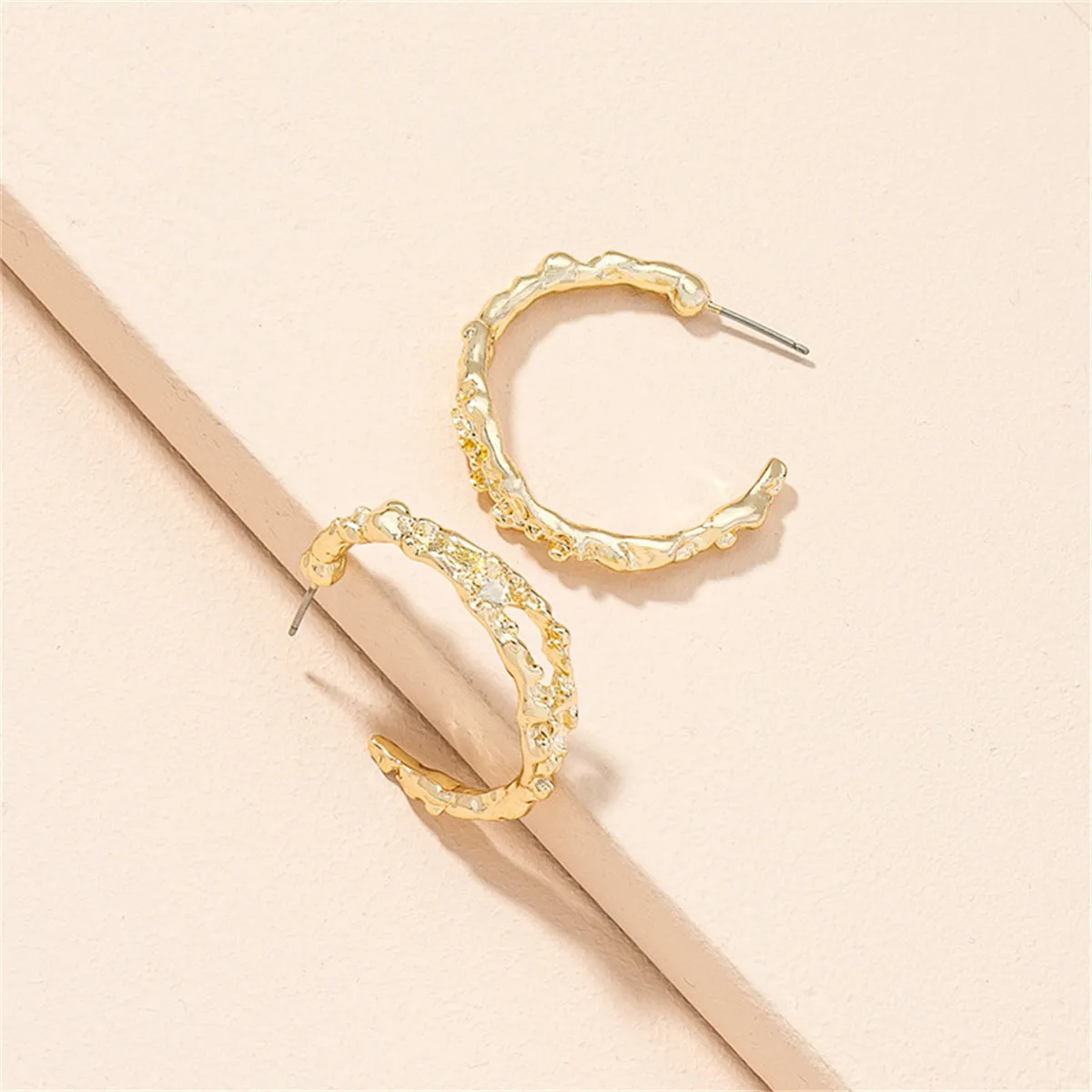 18K Gold-Plated Huggie Earrings