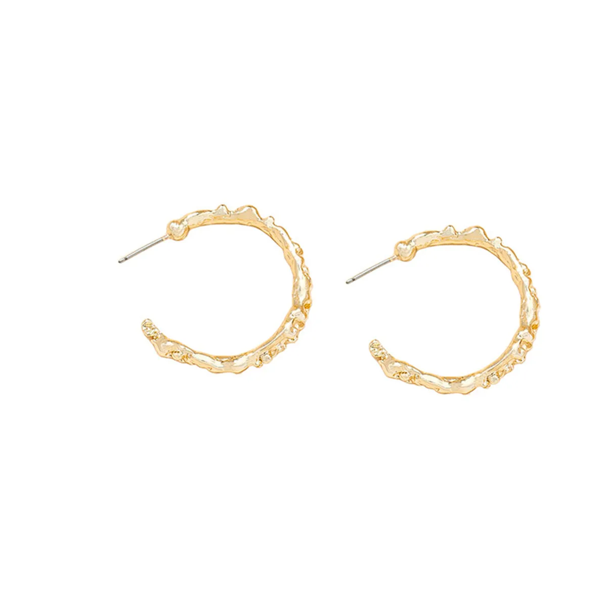 18K Gold-Plated Huggie Earrings
