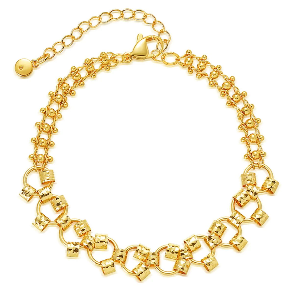 18K Gold-Plated Rail Bracelet