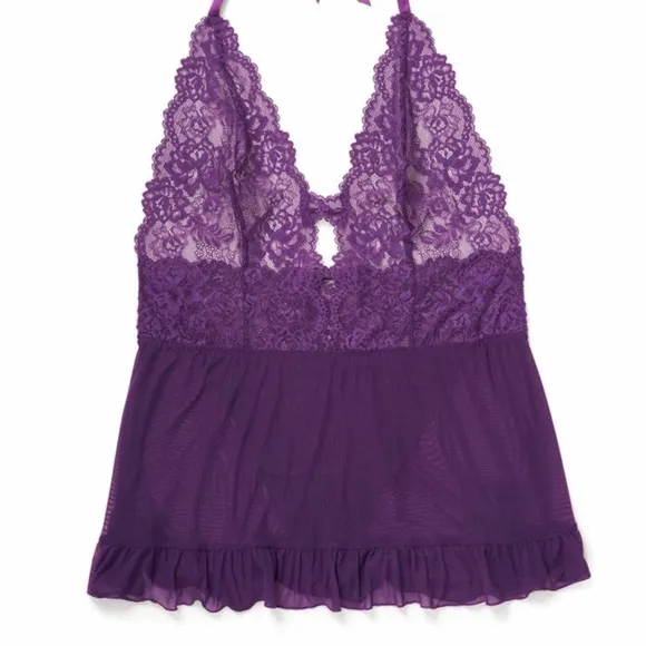 2-in-1 Unlined Bodysit   Babydoll Teddy Plus Full Lace OLD HOLLYWOOD STYLE