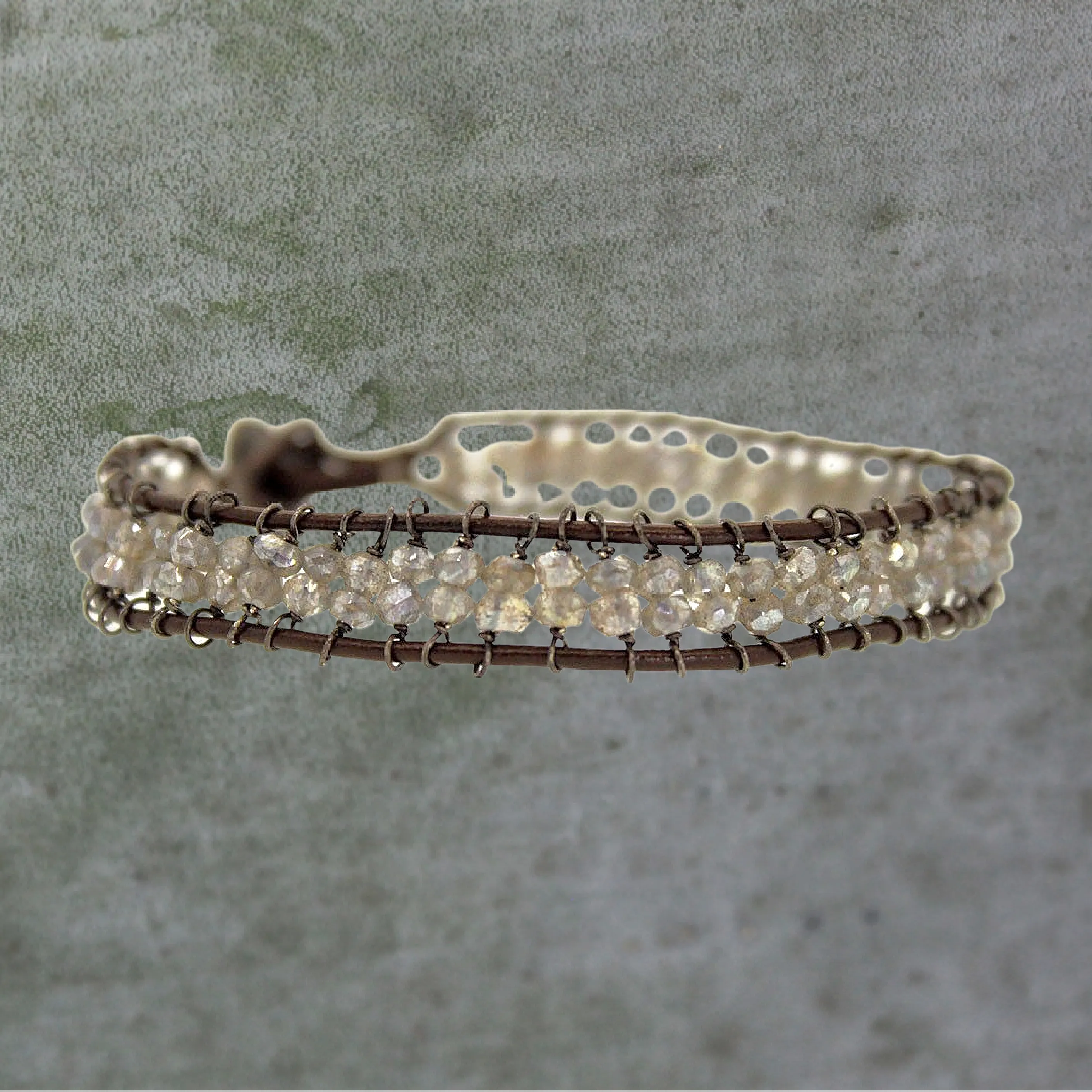 2 Strand Labradorite Bracelet