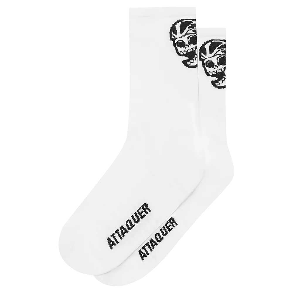 2021 Socks Skull Logo White
