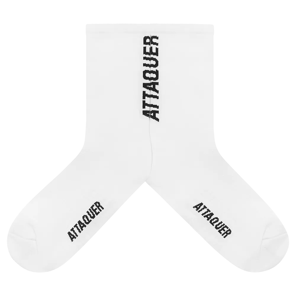 2021 Socks Vertical Logo White