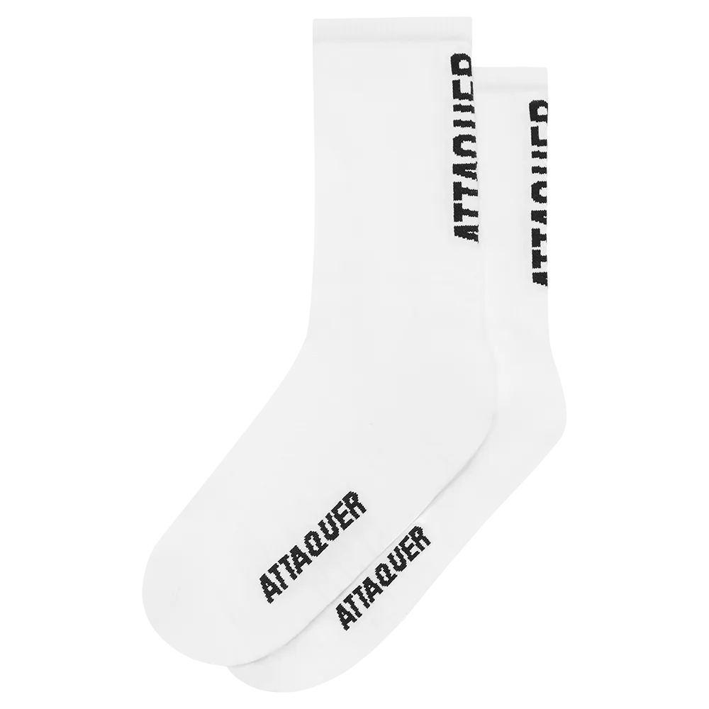 2021 Socks Vertical Logo White