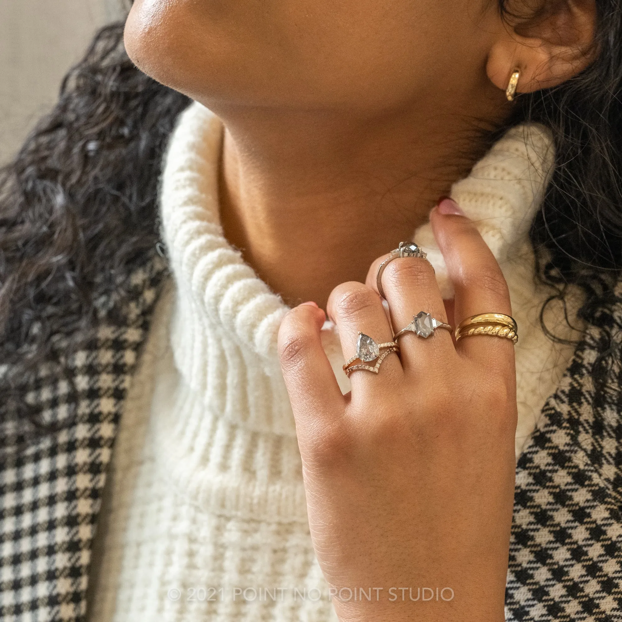 4.42mm Women's Rope Dome Ring, 14K Yellow Gold