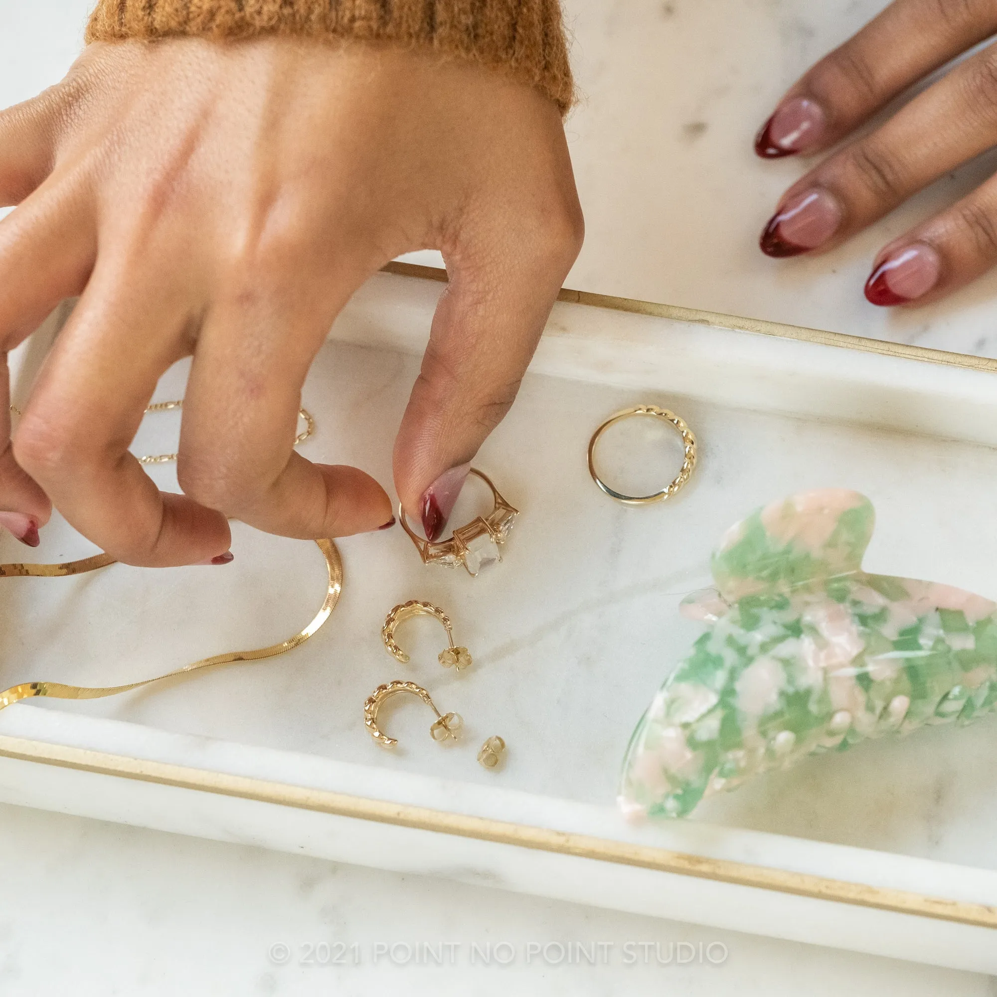 4.42mm Women's Rope Dome Ring, 14K Yellow Gold