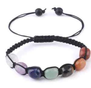 7 Chakra Reiki Natural Stone Bracelet