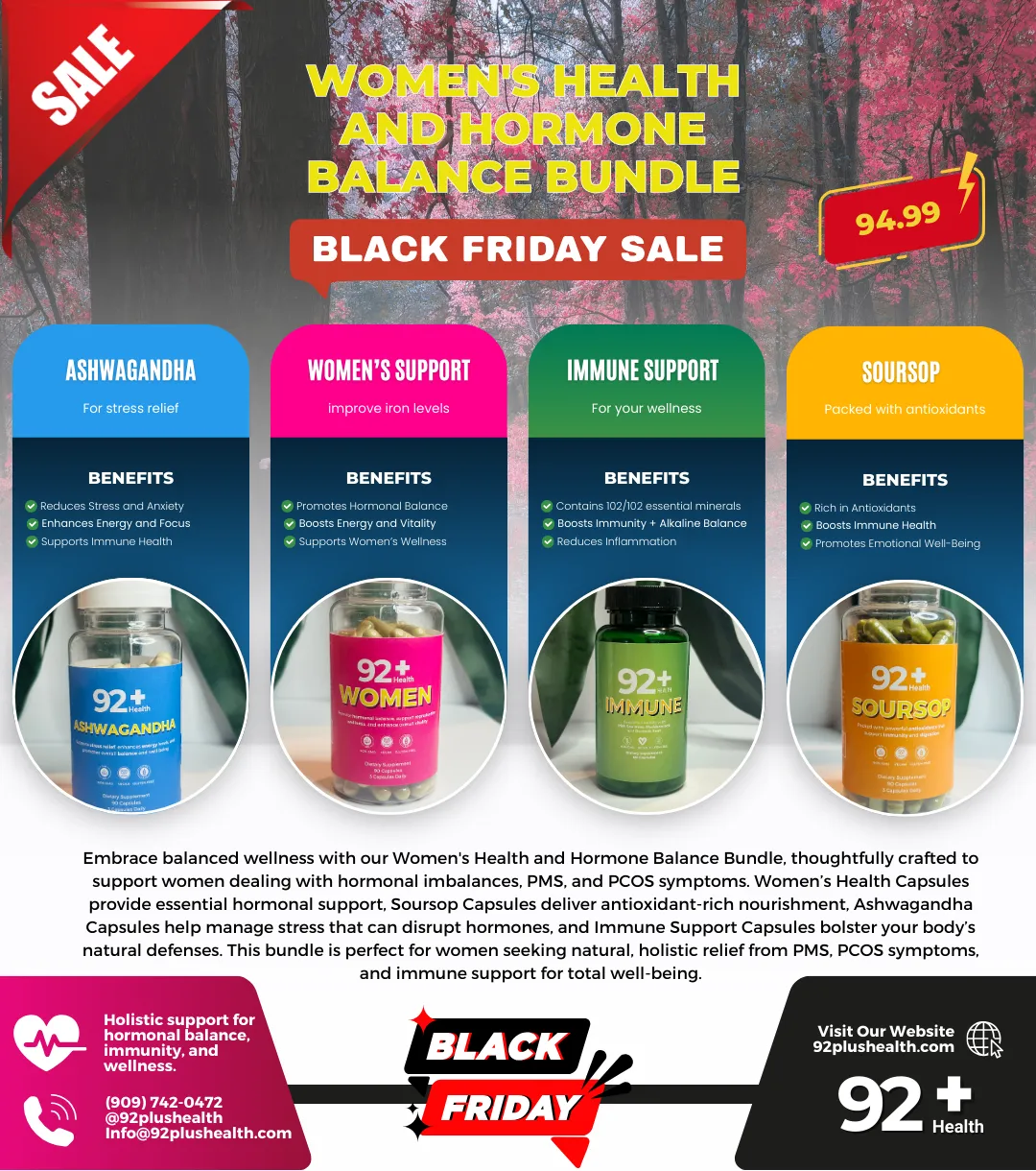 92  Women's Health and Hormone Balance Bundle