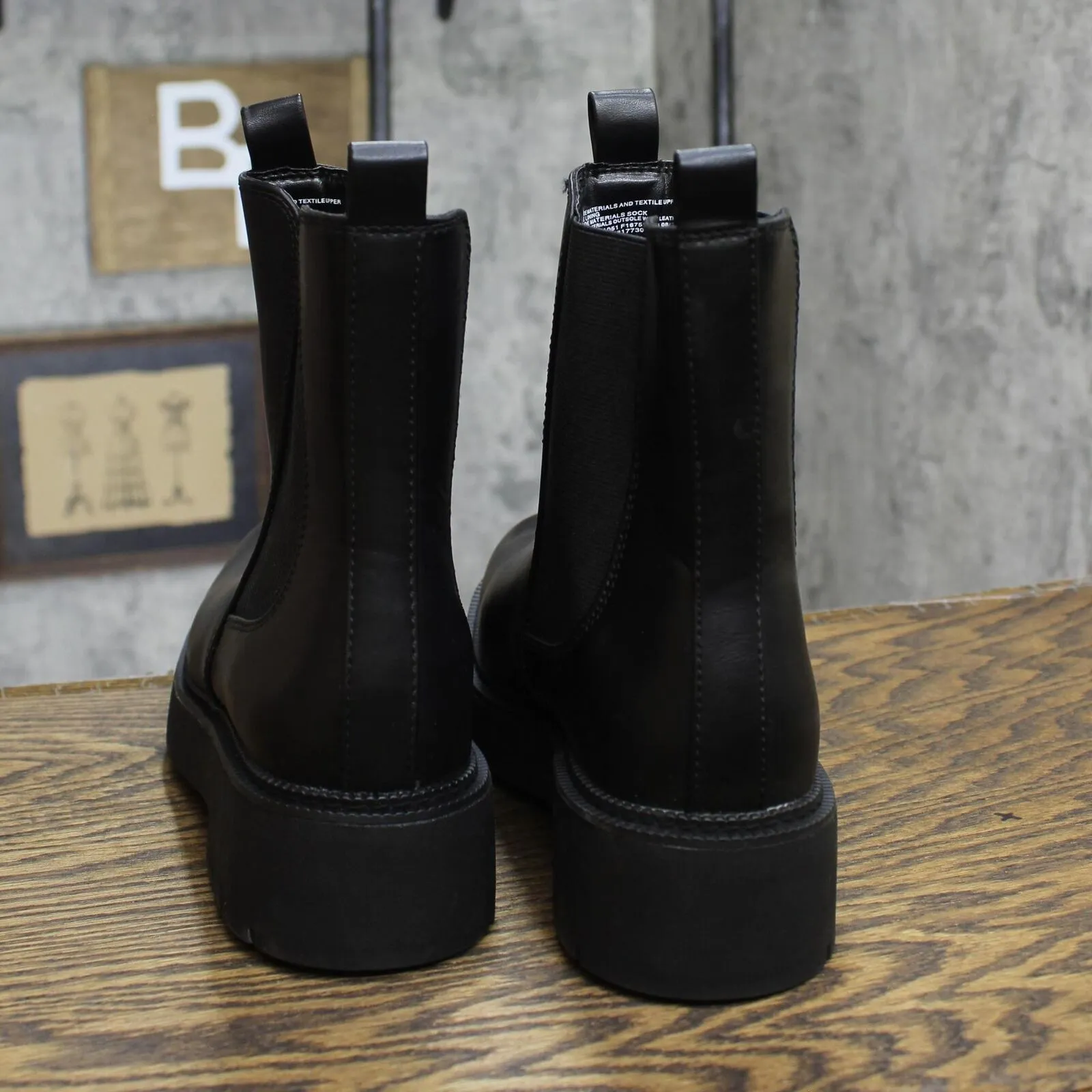 A New Day Women's Demi Chelsea Boots with Memory Foam Insole 87930239 Black 9.5M