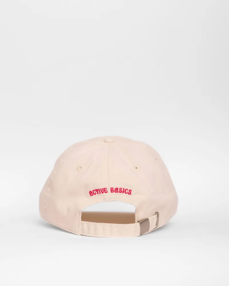 AB Cap - Natural/Raspberry