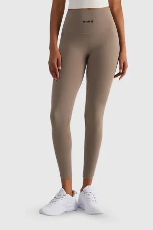 Active Leggings - Cool Brown