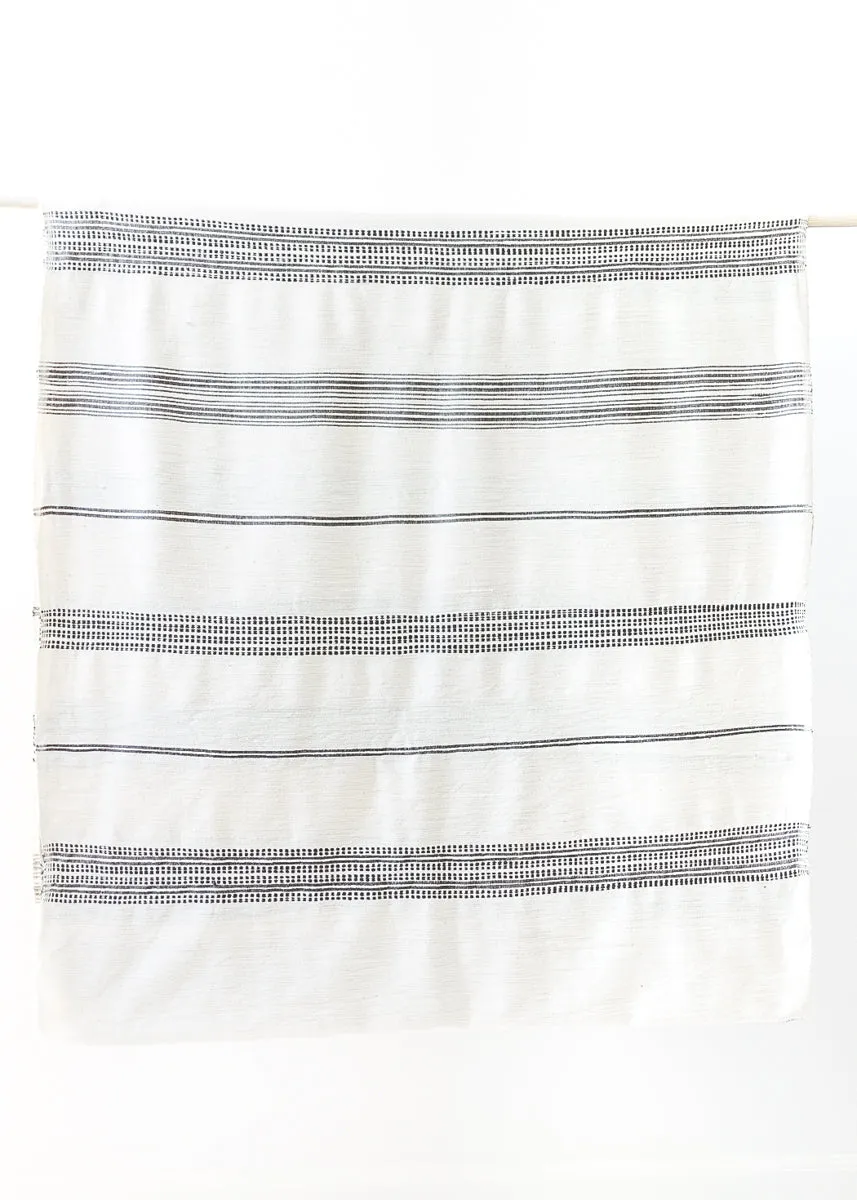 Aden Fabric Yardage Natural w/ Grey