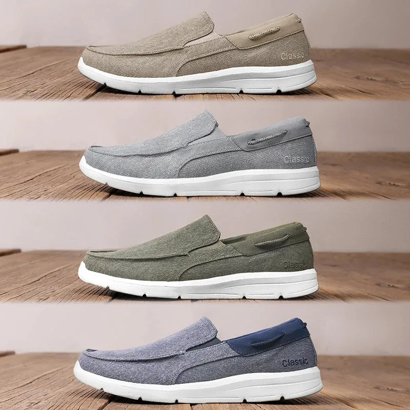 AirWalk Sommer Leichtgewichts Slip-On Canvas Herren Sneakers