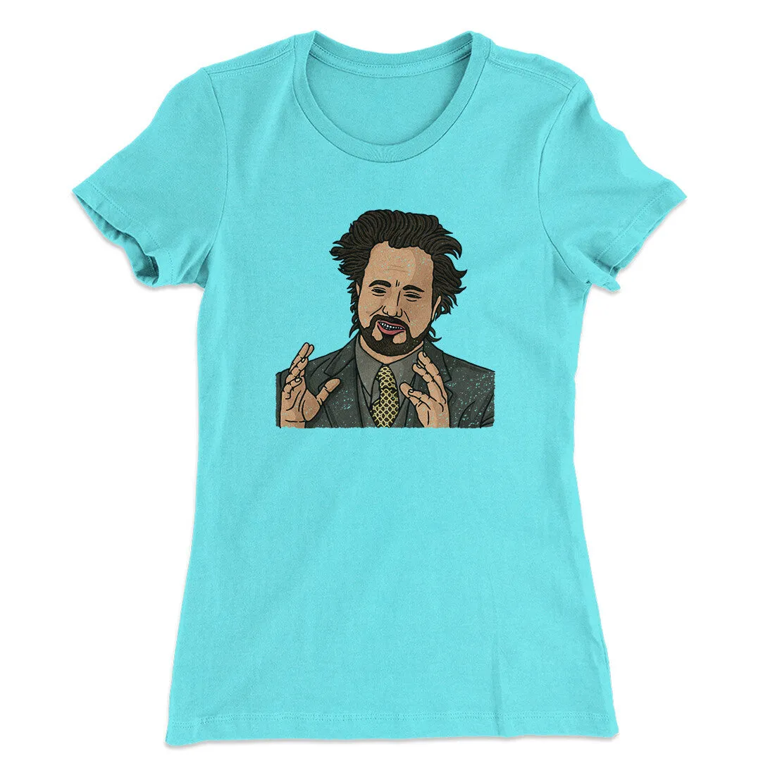 Alien Guy Meme Funny Women's T-Shirt