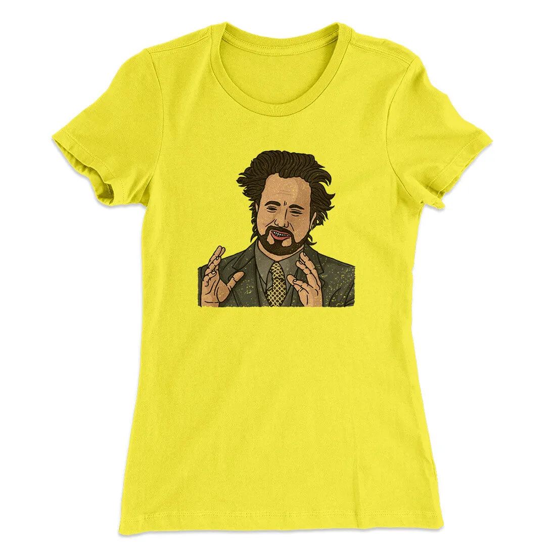 Alien Guy Meme Funny Women's T-Shirt