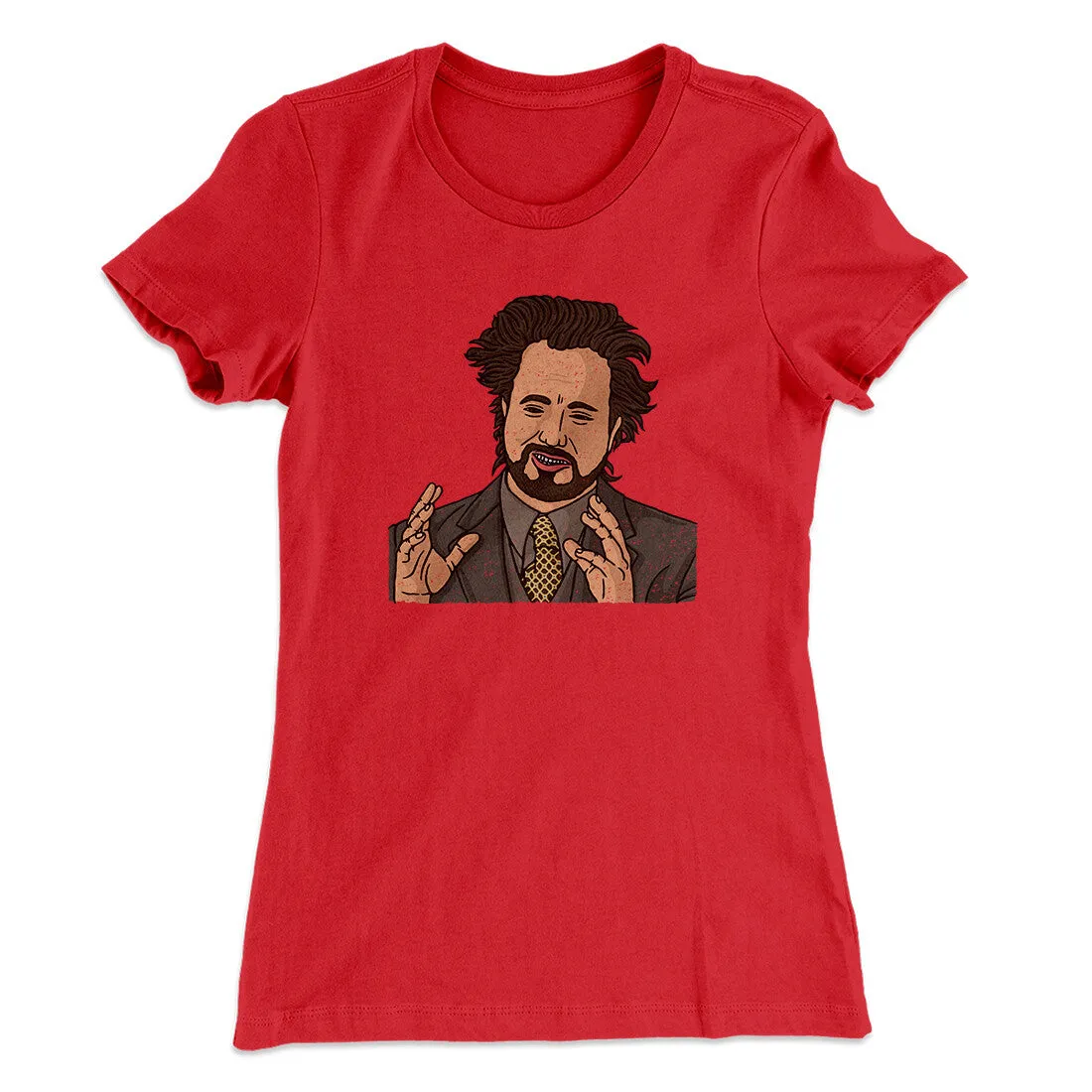 Alien Guy Meme Funny Women's T-Shirt