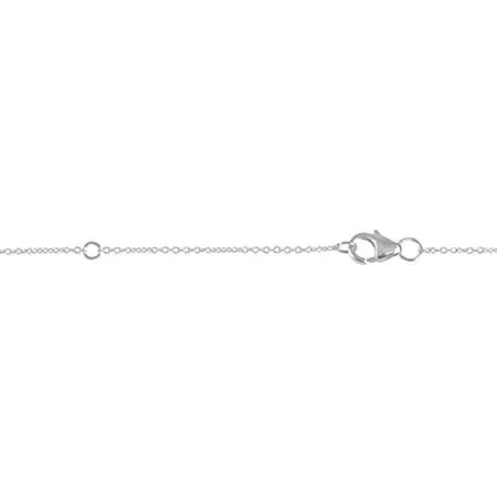 All Diamond Mini Marquis Necklace | White Gold
