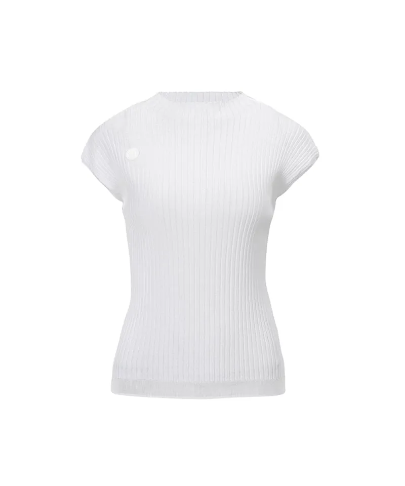 Anell Golf Cool Blend Knit Top - White