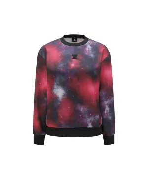ANEW Golf Women's SP Galaxy Pattern Sweatshirt - Red