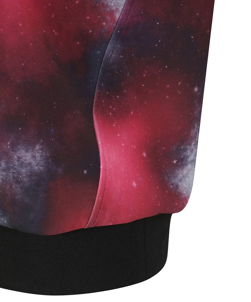 ANEW Golf Women's SP Galaxy Pattern Sweatshirt - Red
