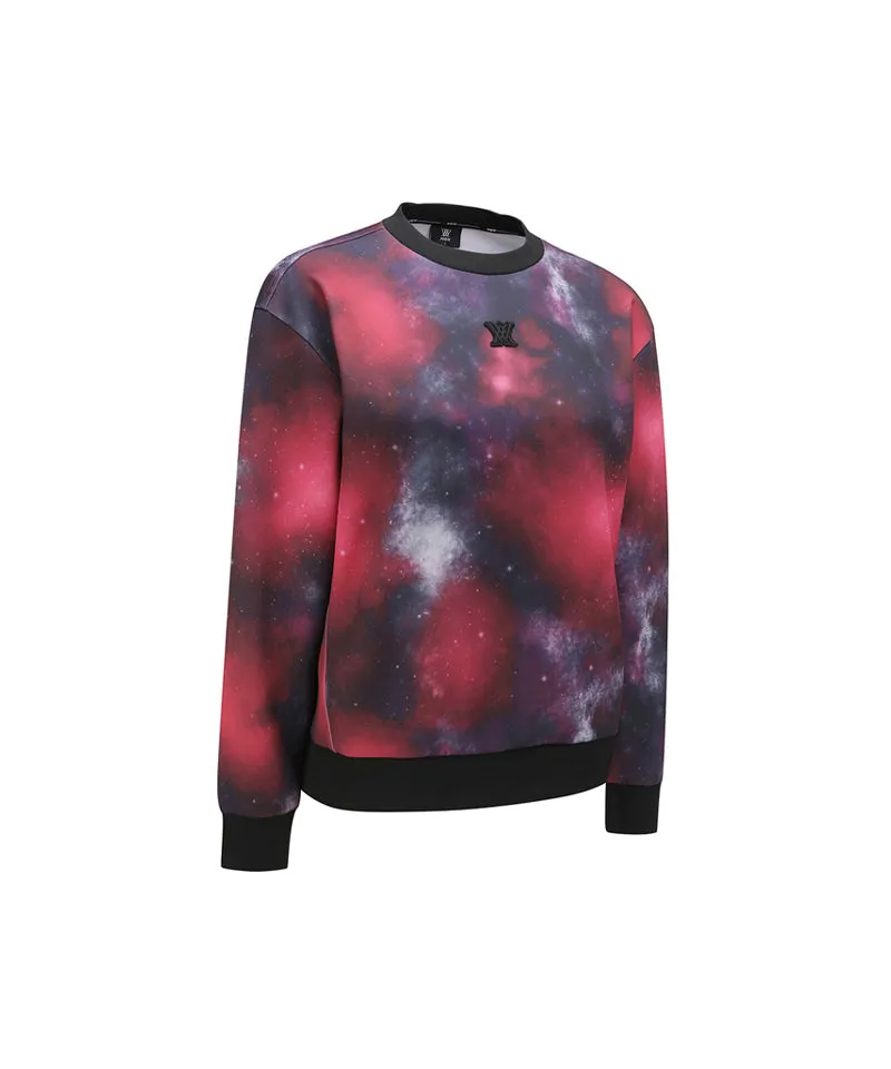 ANEW Golf Women's SP Galaxy Pattern Sweatshirt - Red