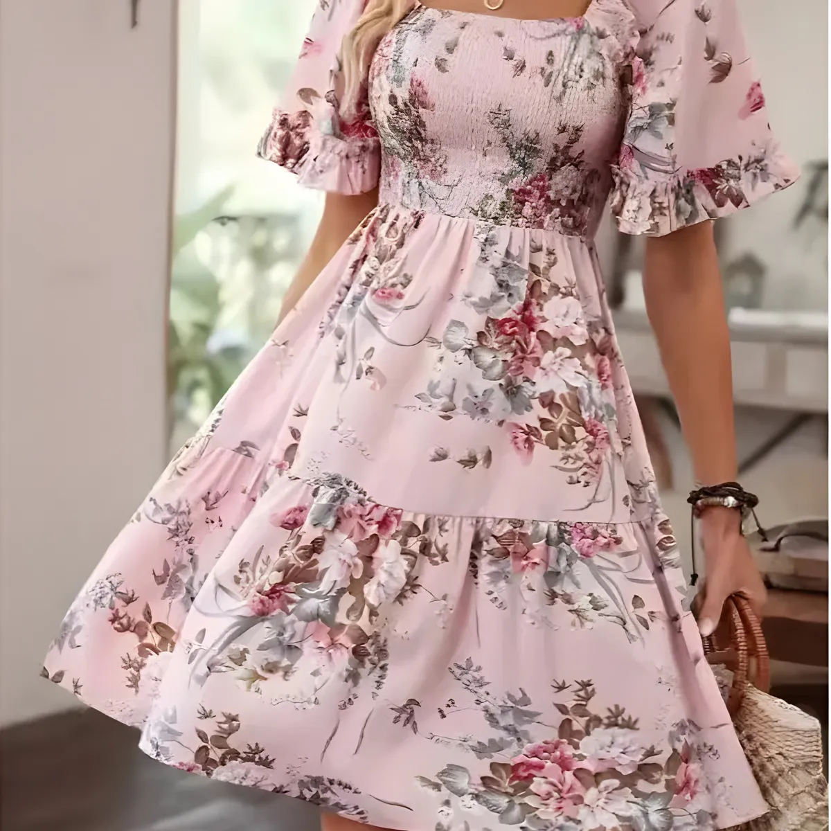 Annabelle | Stylish Floral Tiered Dress