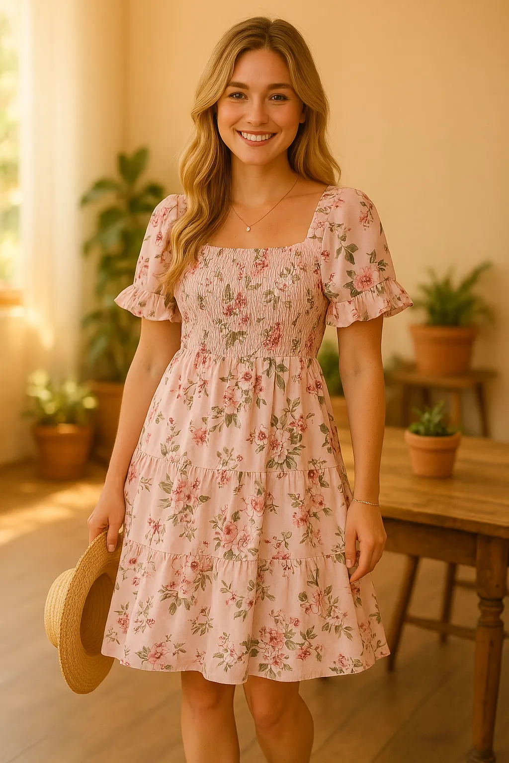 Annabelle | Stylish Floral Tiered Dress