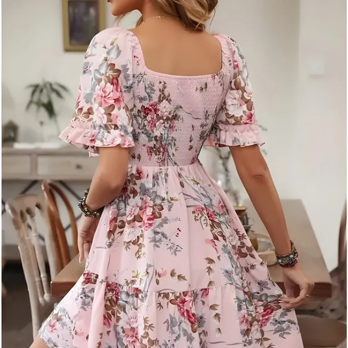 Annabelle | Stylish Floral Tiered Dress
