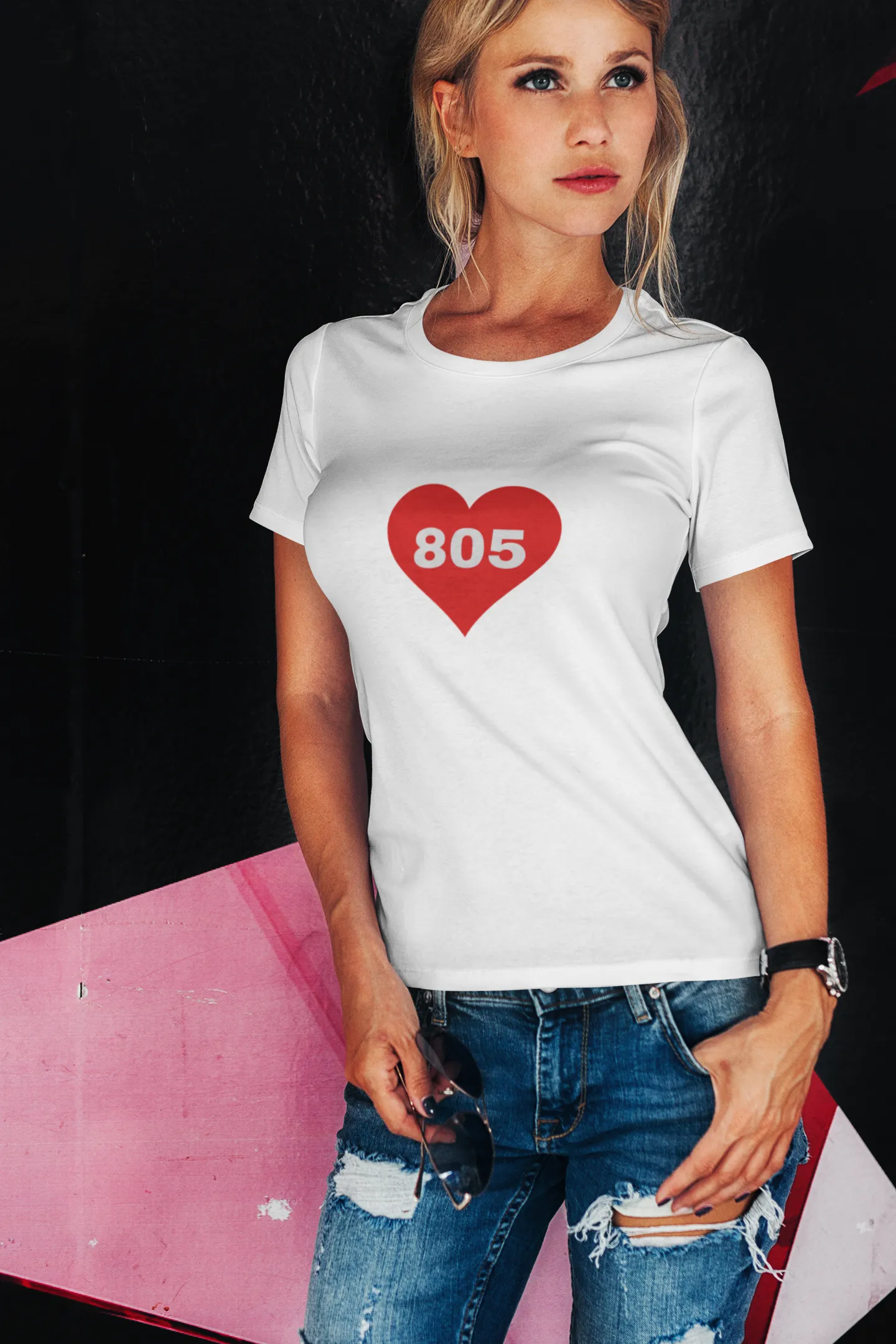 AREA CODE 408 Women's Relaxed T-Shirt