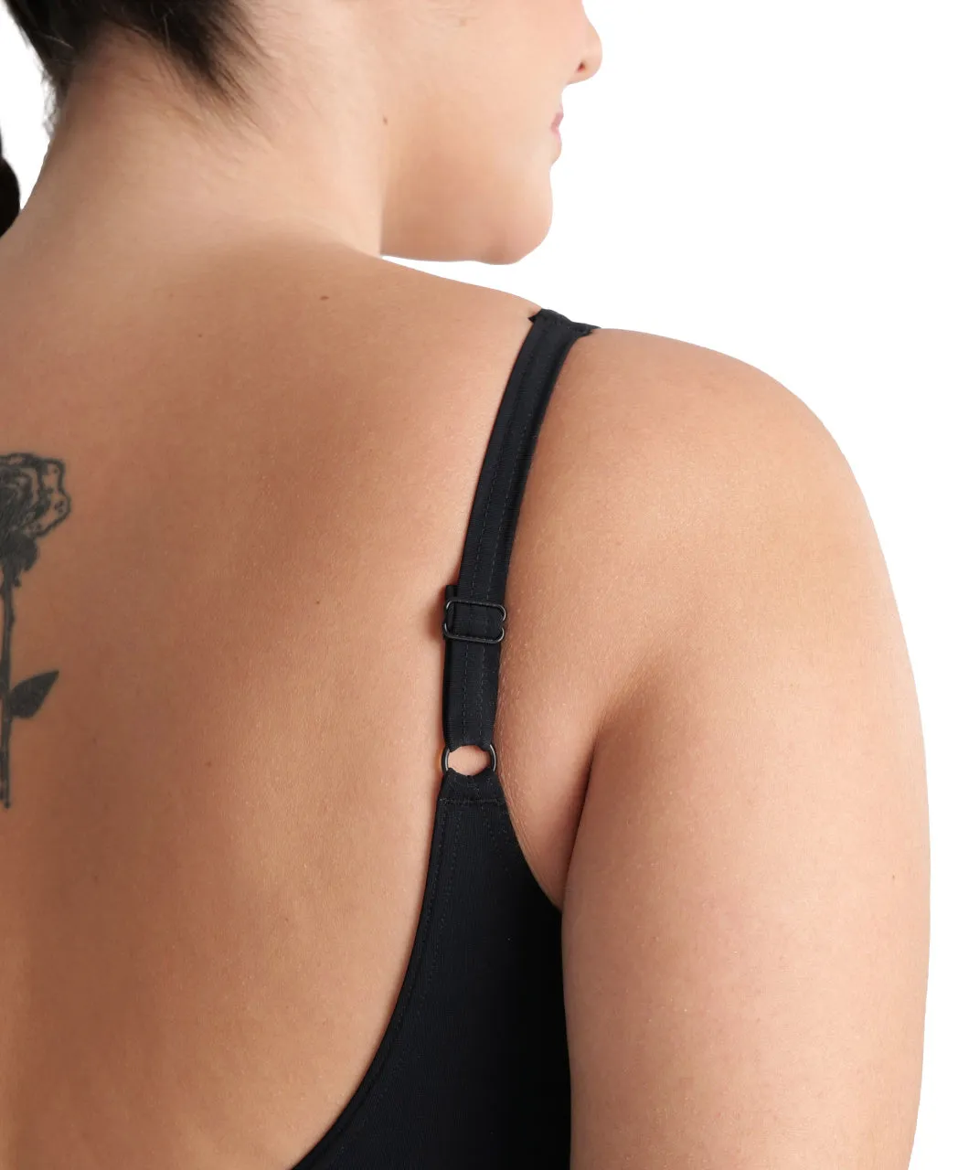 Arena Bodylift Women's Emma U Back B-Cup Plus Swimsuit - Black-Black Multi