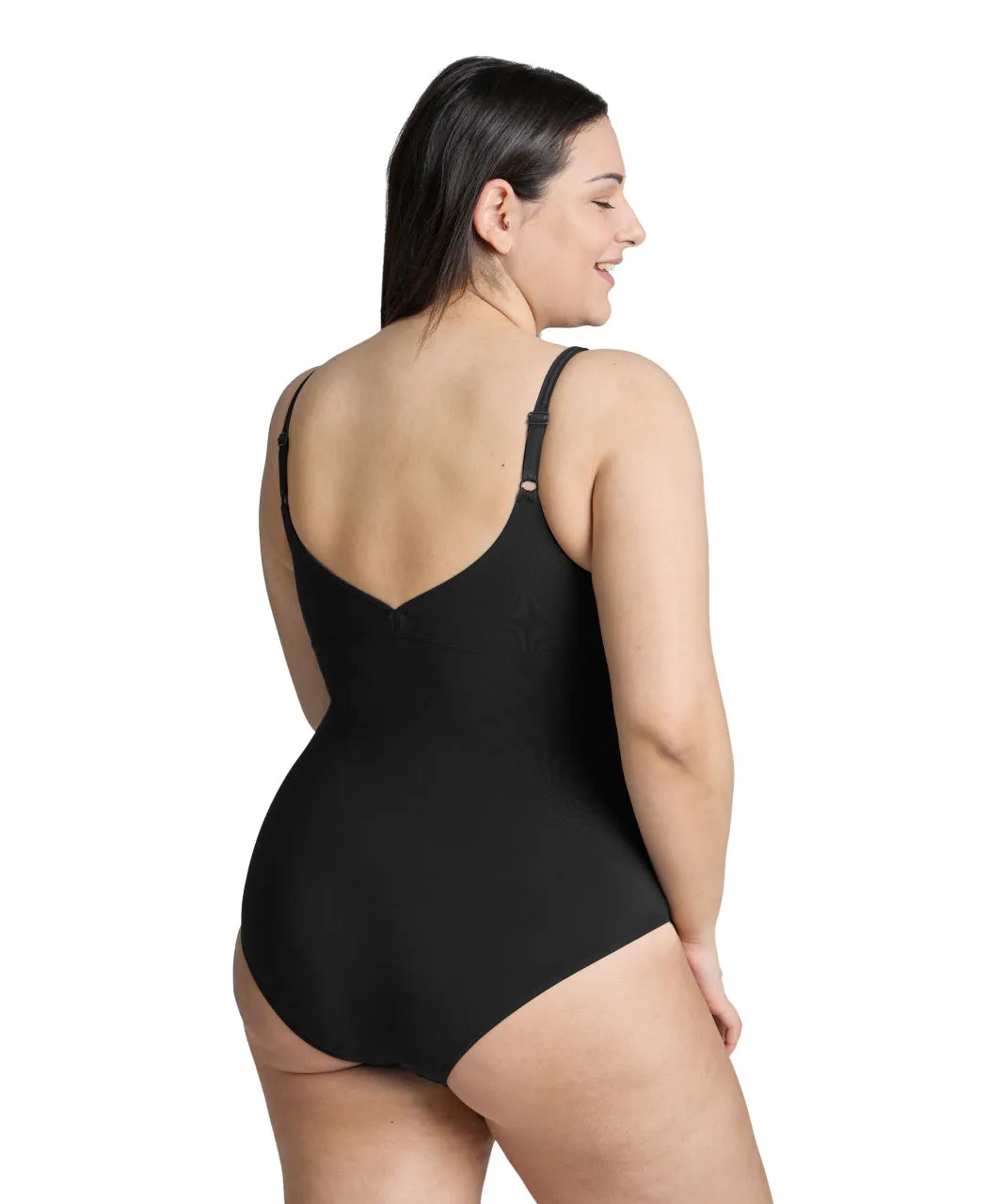 Arena Shapewear Women's Jewel R Plus B-Cup Swimsuit - Black/White