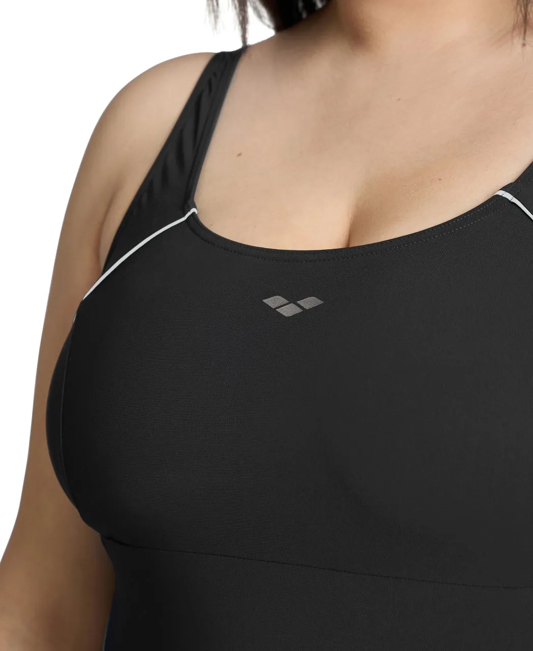 Arena Shapewear Women's Jewel R Plus B-Cup Swimsuit - Black/White