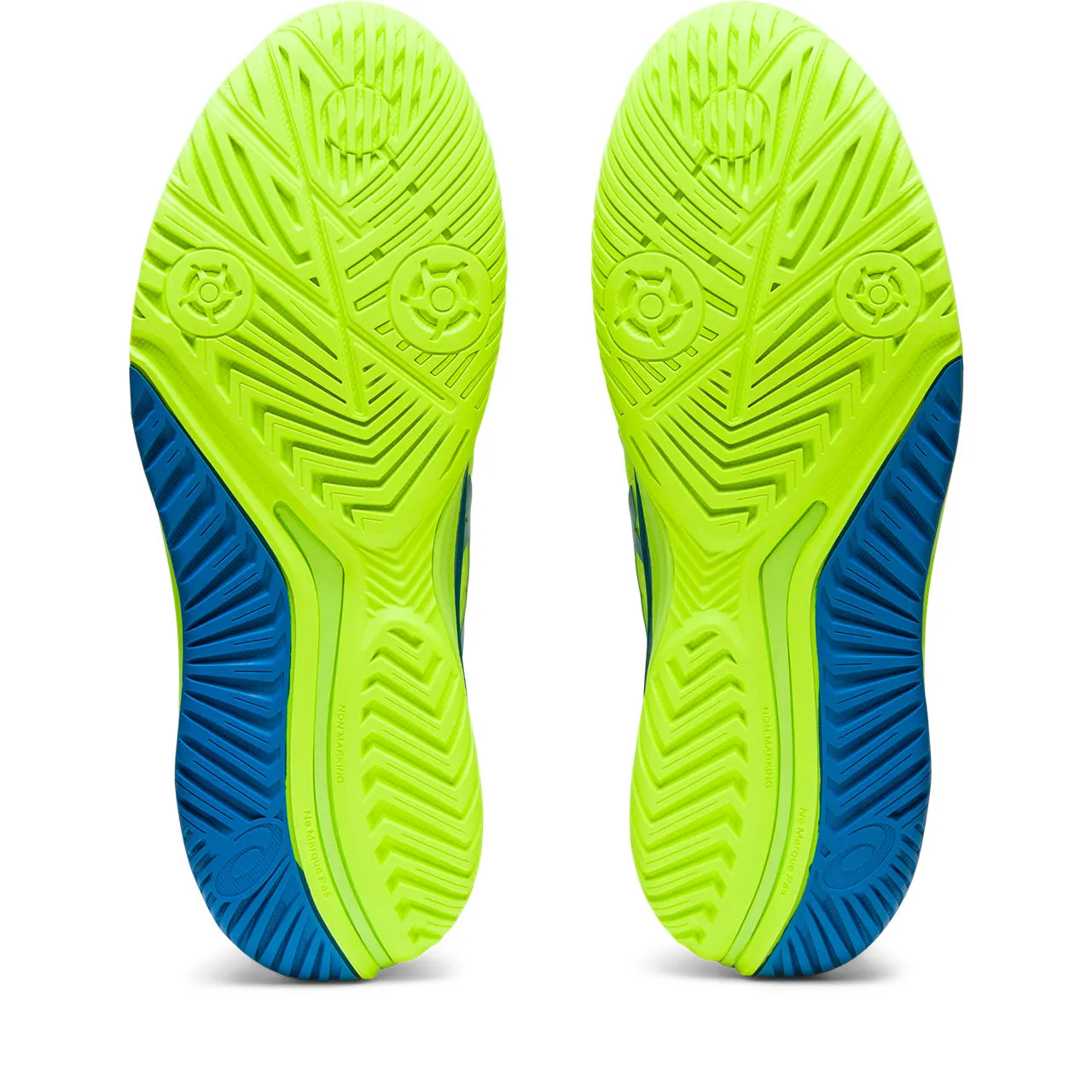 Asics Gel Resolution 9 Women's Tennis Shoe (Green/Blue)