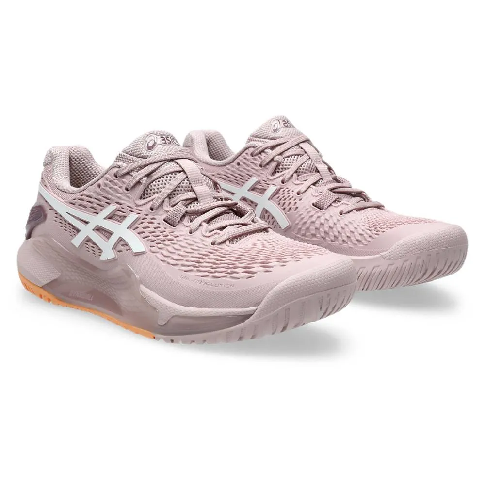 Asics Gel Resolution 9 Women's Tennis Shoe (Watershed Rose/White)
