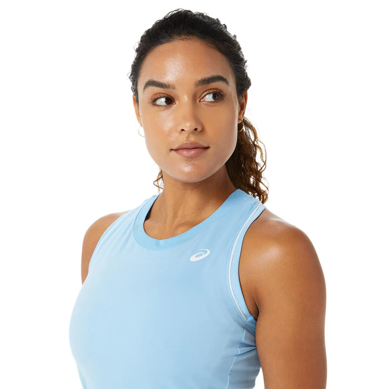 Asics Women's Piping Tank Top (Arctic Sky)
