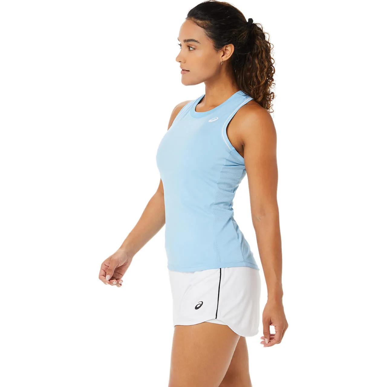 Asics Women's Piping Tank Top (Arctic Sky)