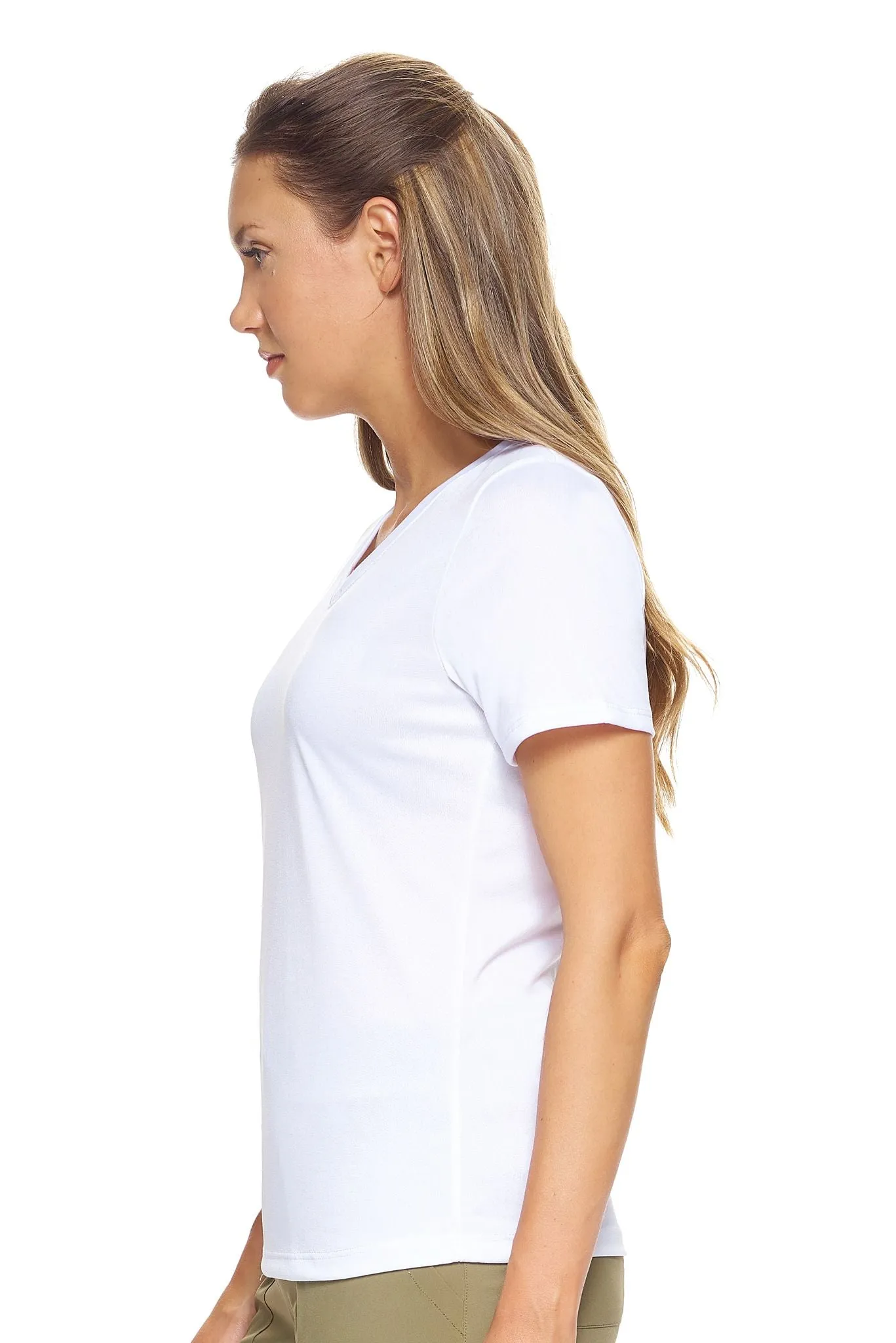 AT220 Natural Feel Jersey V-Neck