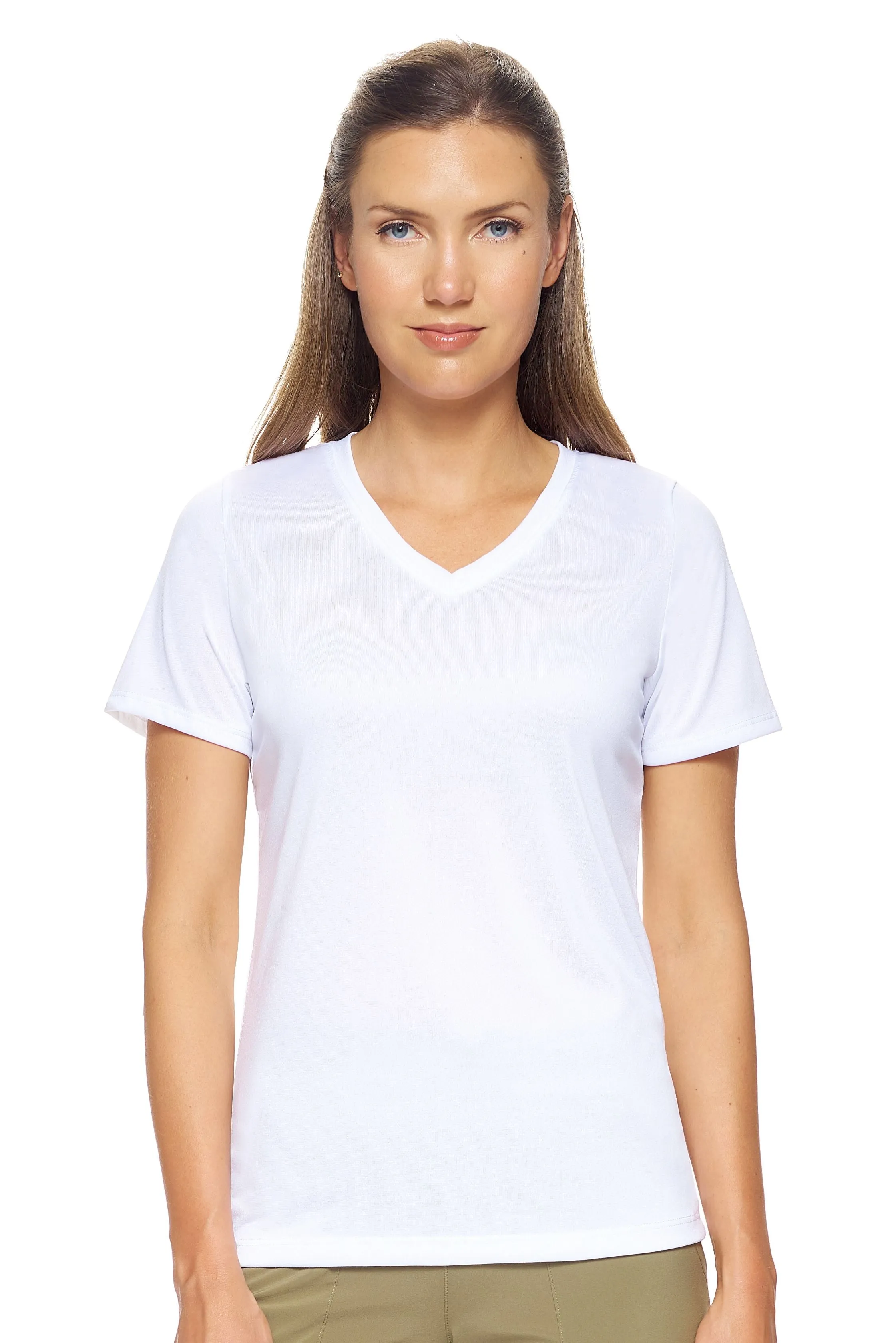 AT220 Natural Feel Jersey V-Neck