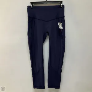 Athletic Leggings By Lululemon In Blue, Size: 8