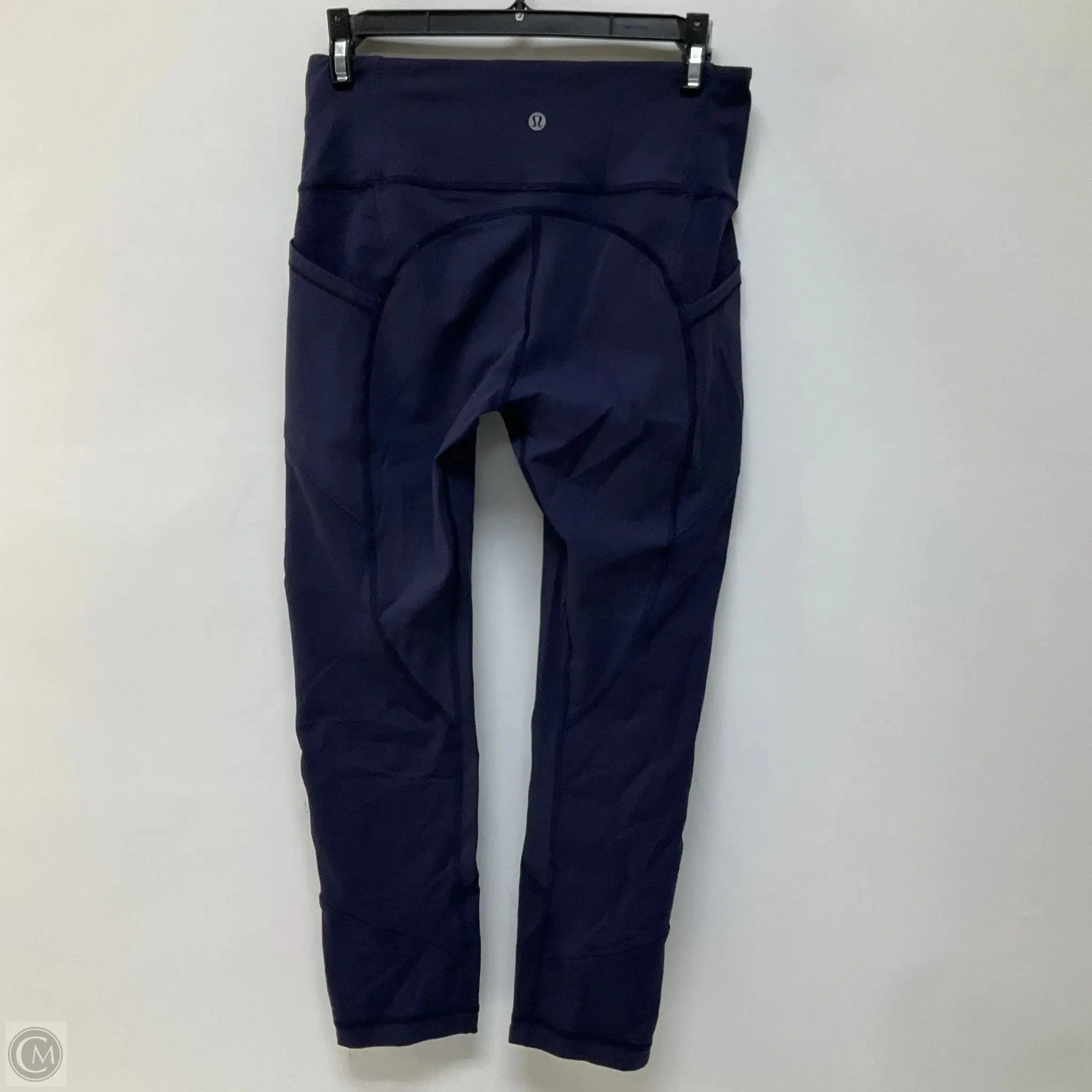 Athletic Leggings By Lululemon In Blue, Size: 8