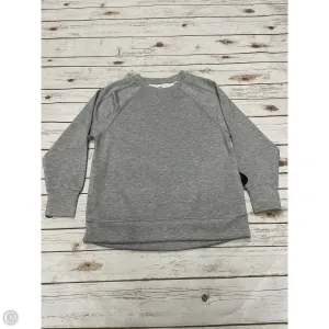 Athletic Sweatshirt Crewneck By Rbx In Grey, Size: S