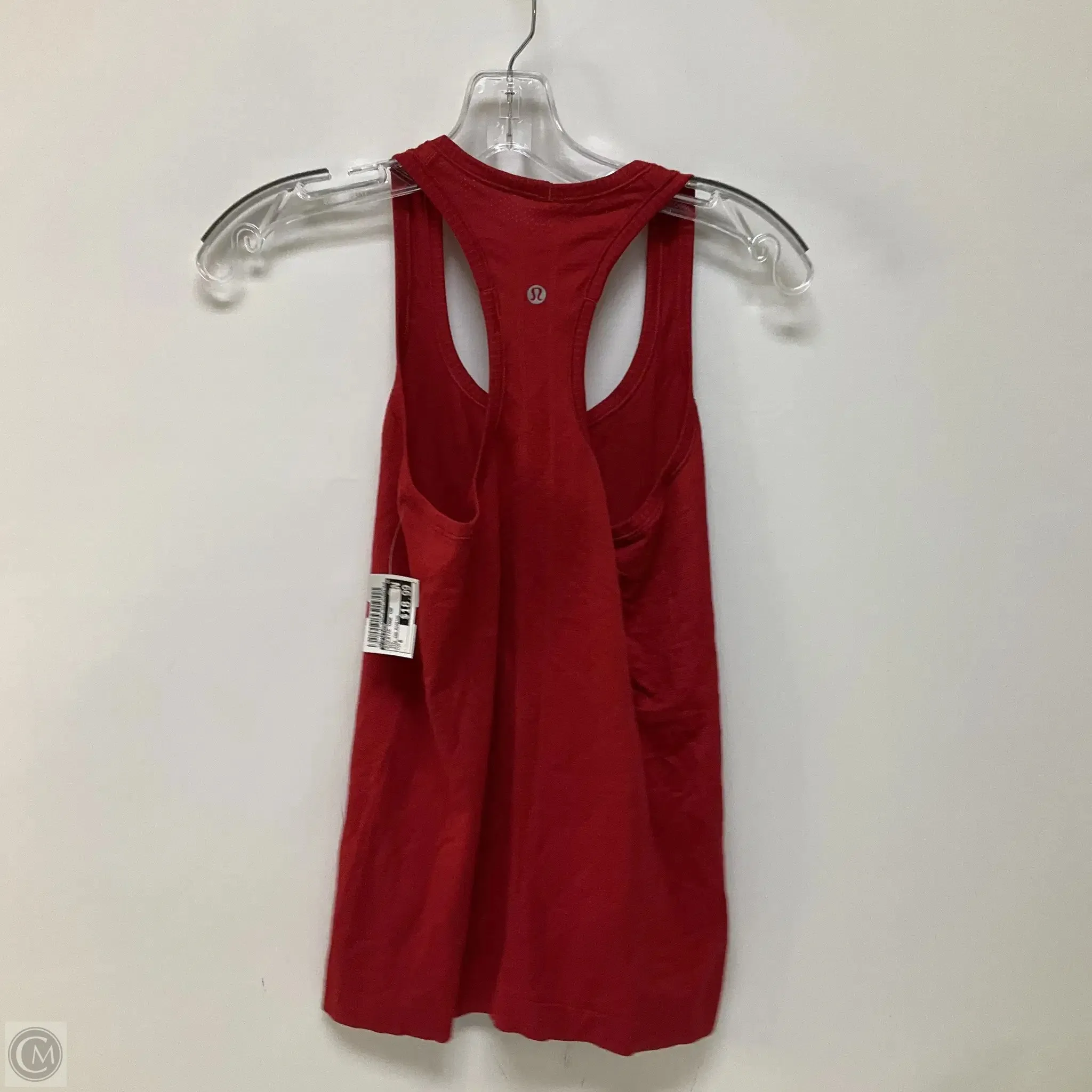 Athletic Tank Top By Lululemon In Red, Size: 6